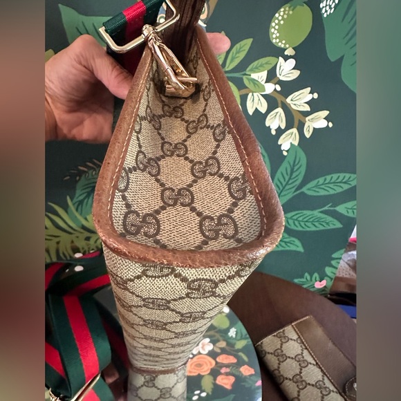 GUCCI Bundle ♥️💚 Ophidia Clutch GG Coated Canvas w Rare Interior & Wallet - Picture 11 of 15